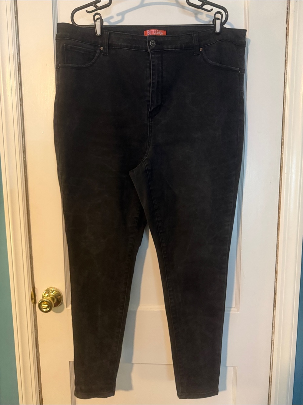 Women's Black High-Rise Skinny Jeans size 22